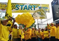 Yellow Fun Walk Golkar Jateng Meriahkan HUT ke-61 dengan Kampanye Hidup Sehat