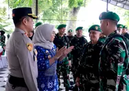 Tembus Guyuran Hujan, Bupati Barru Hadiri Upacara Hari Juang Infanteri ke-77 di Kodam XIV Hasanuddin