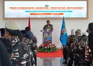 Dipakaikan Jaket FKPPI, Bupati Andi Utta Buka Muscab Bersama Lima Daerah