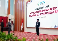 Kukuhkan Kepala BPKP, Gubernur Sulsel Ajak Kawal Program Asta Cita dan Pembangunan Strategis Daerah
