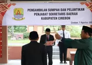 Bupati Imron Resmi Melantik Pj Sekda Kabupaten Cirebon Sebagai Dapur Utama Pemerintahan, Siapa Itu? 