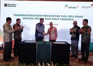 ANTAM Teken GSPA 6 Ton per Tahun dengan Merdeka Group Demi Perkuat Kedaulatan Emas Nasional