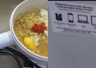Aksi Penumpang Masak Mi Instan di Kereta Api dengan Panci Listrik, Warganet Soroti Stiker Imbauan KAI: Mungkin Perlu Diperbesar