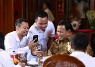 Raffi Ahmad Hingga Iko Uwais Temani Prabowo Makan Siang