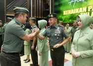 Kasad Terima Laporan Kenaikan Pangkat 15 Pati TNI AD, Ada Kabais dan Dua Panglima Divisi Infanteri Kostrad