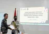 Usai Serah Terima SK Ikadubas Papua, Sukardi Gau: OAP dan Non OAP Jaga Bahasa Daerah 