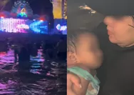 Viral Ibu Ajak Anak Balita Nonton Konser saat Malam Hari, Warganet Soroti Venue Seperti Kolam Renang