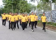 Tingkatkan Kebersamaan dan Kesehatan Personel, Polresta Barelang Laksanakan Senam Aerobik Bersama