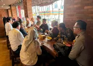 Melalui Coffee Morning, Kapolsek Batu Ampar Perkuat Kemitraan Bersama Insan Pers