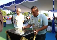 Kapolresta Barelang Hadiri Peresmian GOR Gemilang Warnai Pembukaan Kapolda Kepri Cup 2026 di Hari Bhayangkara ke-80.