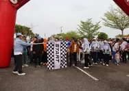 Dilepas Gubernur, Jajaran Dinas Pendidikan Meriahkan Jalan Santai dan Nobar Piala Dunia