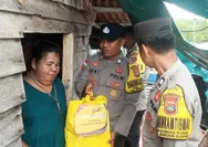 Tertimpa Musibah, Warga Gunung Kijang Bintan Apresiasi Bantuan dari Polisi 