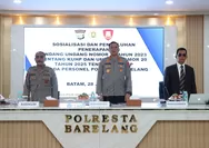 Perkuat Profesionalisme, Polresta Barelang Perdalam Penerapan KUHP dan KUHAP Terbaru