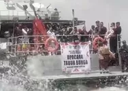 HUT ke-81 RI, Kemenag Karimun Ikuti Upacara Tabur Bunga di Perairan Batas Negara