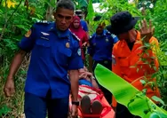 Aksi Cepat Damkar Jemaja, Selamatkan Lansia Saat Terjatuh Di Kebun