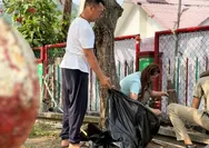 Sederhana namun penuh makna, Bupati Aneng Bersama Istri Rawat Kebersihan Lingkungan Taman Bermadah