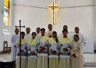 Pulang ke Lewouran, Padre Marco Pimpin Misa dan Rayakan HUT ke-58 Bersama Umat