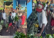 Siswa Papua Berbagi Hasil Kebun kepada Guru, Ajarkan Makna Berbagi dari Kesederhanaan