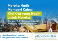 Jurnalis Juga Jadi Korban Gempa Flores, Mari Bantu Mereka Kembali Bangkit