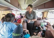 Pj Gubernur Jateng Lepas 11.600 Orang Warganya Mudik Gratis Gunakan Bus 