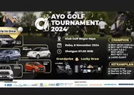 Ayo Golf Tournament 2024 Kembali Digelar, Bertebaran Hadiah Innova Zenix hingga Honda CR-V