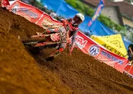 Sembuh dari Cedera, Crosser AHM Arsenio Algifari Naik Podium di Motocross Grasstrack 2024