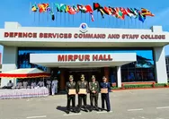 Tiga Perwira TNI Jadi Lulusan Terbaik Sesko DSCSC Bangladesh