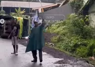 Detik-Detik Truk Tronton Terguling di Pringapus Semarang, Rem Diduga Blong