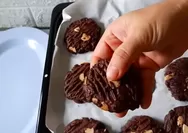 Resep dan Cara Membuat Cookies Coklat Almond Chocochips untuk Hidangan Tamu yang Lezat
