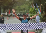 Sport Tourism Sungailiat Triathlon 2024, Dirut PosIND Taklukkan Tantangan Sejauh 25 Km