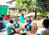 Komsos, Media Babinsa Sertu Slamet Padu Untuk Jalin Keakraban dan Silahturahmi Bersama Warga Binaan