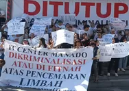 Demo Karyawan dan Tenant IT Center Manado, Serukan Stop Kriminalisasi dan Lindungi Ribuan Lapangan Kerja