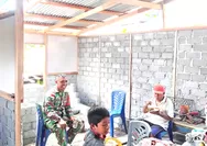 Komsos Dengan Warga, Babinsa Koramil juga Rutin Pantau Wilayah Binaan