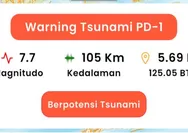 BREAKING NEWS Gempa Magnitudo 7,7 Guncang Laut Sulawesi, BMKG Keluarkan Peringatan Dini Tsunami untuk Sulut