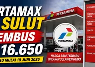 Pertamax di Sulut Tembus Rp16.650 per Liter, Berlaku Mulai 10 Juni 2026