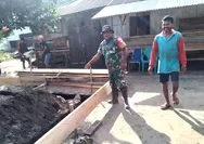 Babinsa Koramil 08/Mlg Sertu Yerobeam P. Larenaung Melaksanakan Kegiatan Komsos Bersama Masyarakat Desa Tule