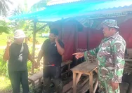 Babinsa Desa Ambela, Sertu Markus Ratunguri, melaksanakan kegiatan komunikasi sosial (komsos) bersama petani padi sawah di Desa Ambela. Ambela, Sulutz