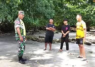 Akrab dengan Warga Binaan: Babinsa Melonguane Ingatkan Nelayan Talaud Waspada Cuaca Ekstrem. Melonguane