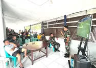 Kodim 1312/TALAUD Nobar Kebangsaan Piala Dunia 2026 Bersama Masyarakat Di Melonguane Berlangsung Aman Dan Penuh Keakraban