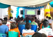 Koramil 04/Rainis nobar piala dunia di wilayah binaan