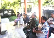 Babinsa Ikut Ibadah Minggu di Wilayah Binaan, Perkuat Keharmonisan Umat Beragama