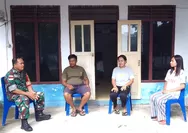 Babinsa Koramil 03/Beo melaksanakan komsos Dengan Perangkat Desa Niampak