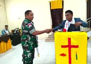 Jaga Toleransi, Babinsa Dampingi Warga Binaan Laksanakan Ibadah Minggu