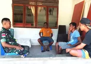 Babinsa Dexa Bowombaru Melaksanakan Kegiatan Komsos Berxama Warga Dexa Binaan