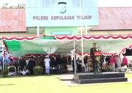 80 Tahun Mengabdi, Polri untuk Masyarakat": Kapolres Arie Nugroho Pimpin Upacara HUT Bhayangkara ke-80 di Beranda Utara NKRI