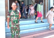 Pastikan Ibadah Minggu Aman dan Lancar, Babinsa Hadir Bersama Warga Dalam Ibadah
