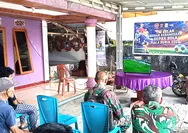 Koramil 1312-03/Beo Gelar Nobar Gembira Bersama Masyarakat, Pererat Kemanunggalan TNI dengan Rakyat