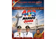 HUT ke-403 Kota Manado, Dinas PUPR Komitmen Kawal Pembangunan Infrastruktur Menuju 'Manado Juara'