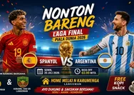 Polsek dan Koramil Langowan Selenggarakan Nobar Final Piala Dunia