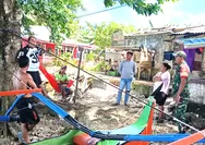 Babinsa melaksanakan kegiatan Komunikasi Sosial (Komsos) di Wilayah Binaan